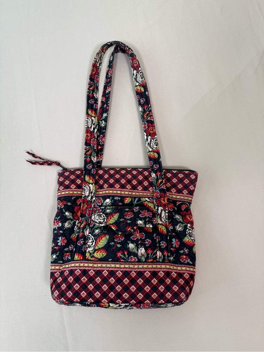 Vera Bradley Anastasia Quilted Floral Mini Tote/Purse.